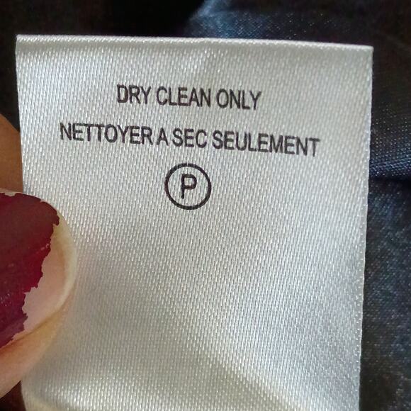 Forecaster of Boston Woman 18W Navy Blue Wool Blend Button Front Lined Peacoat - Picture 7 of 7